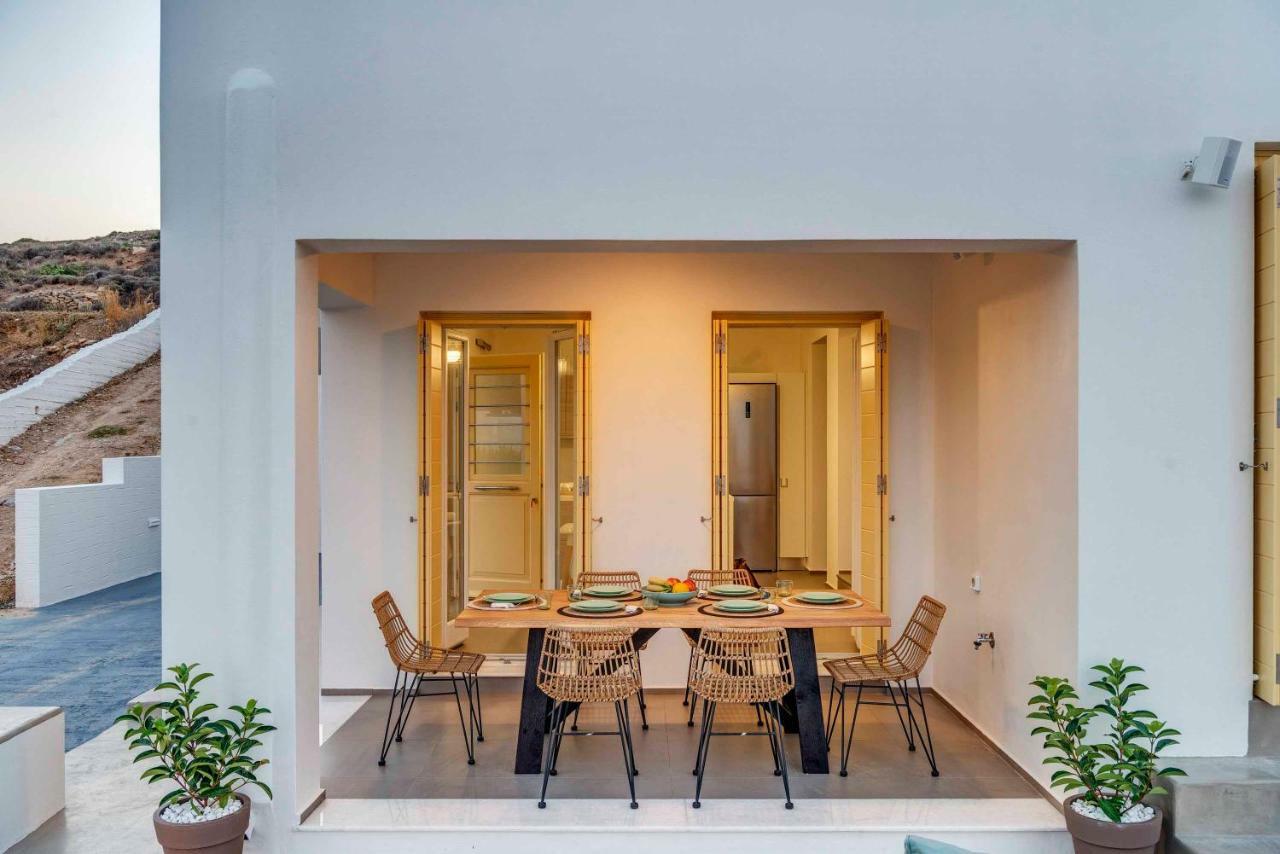 אזולימנוס Villa Alba In Syros With Private Jacuzzi מראה חיצוני תמונה