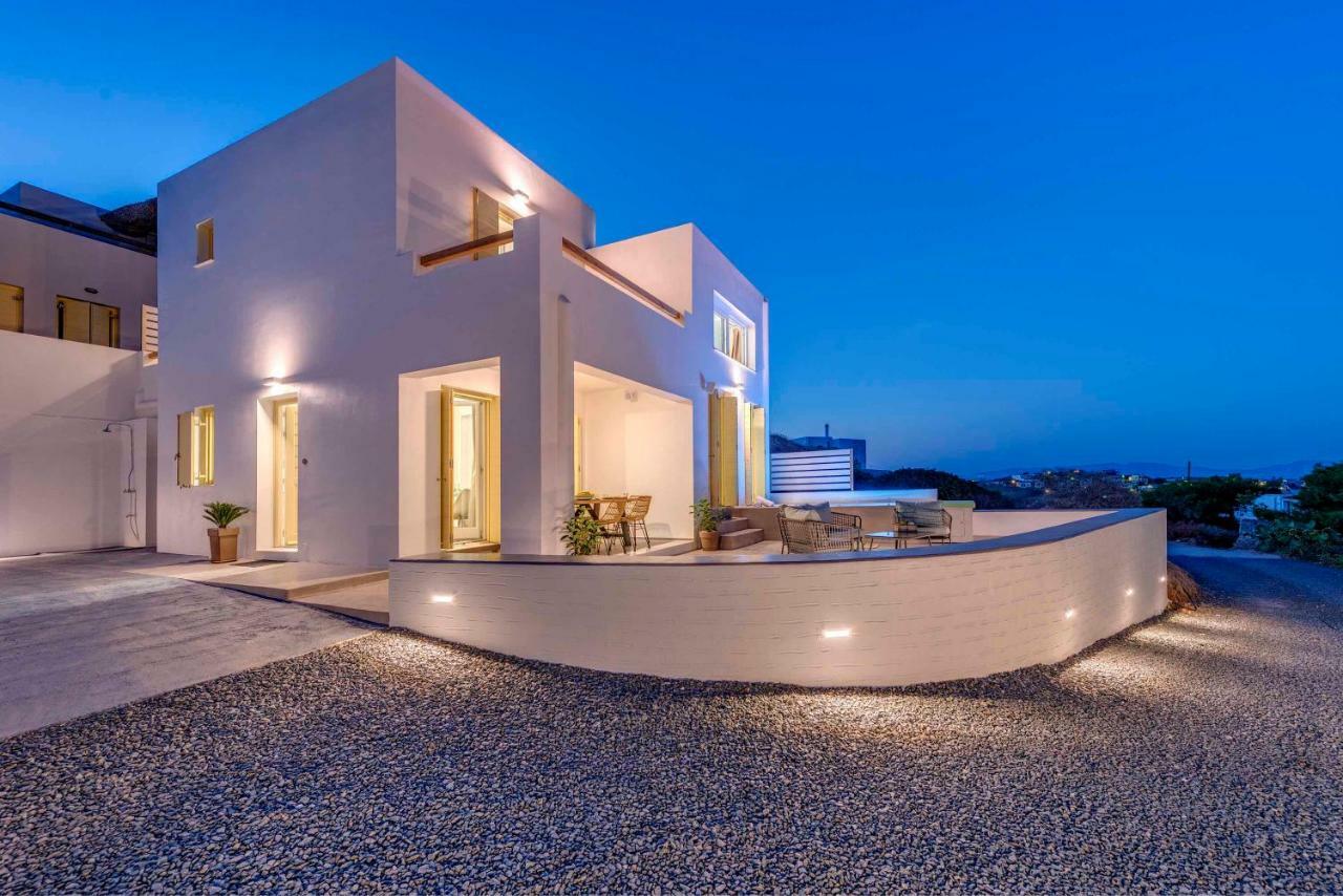 אזולימנוס Villa Alba In Syros With Private Jacuzzi מראה חיצוני תמונה