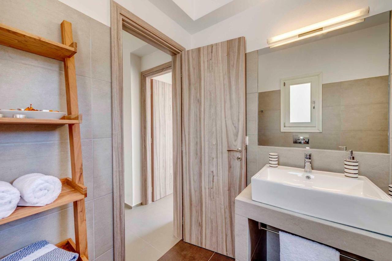 אזולימנוס Villa Alba In Syros With Private Jacuzzi מראה חיצוני תמונה