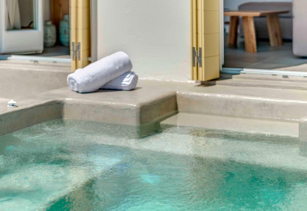 אזולימנוס Villa Alba In Syros With Private Jacuzzi מראה חיצוני תמונה